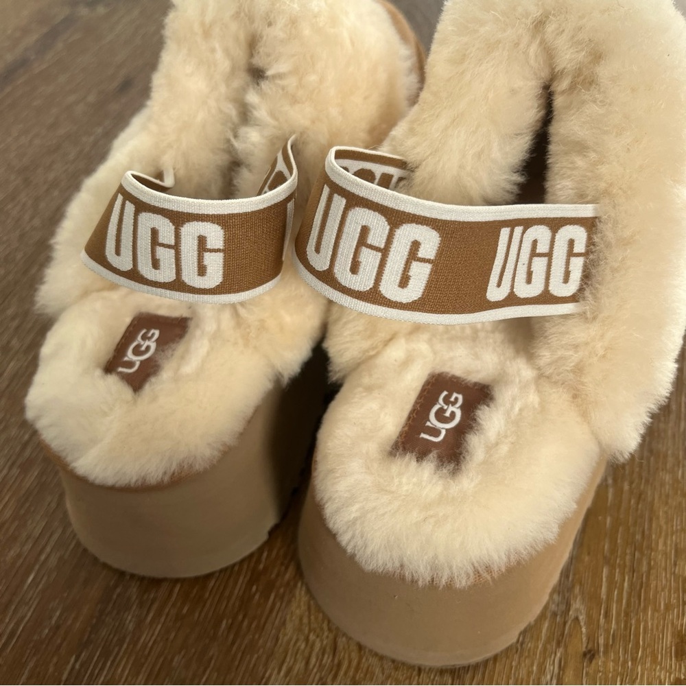 UGG Funkette Platform Slipper Shoe - Picture 4 of 6